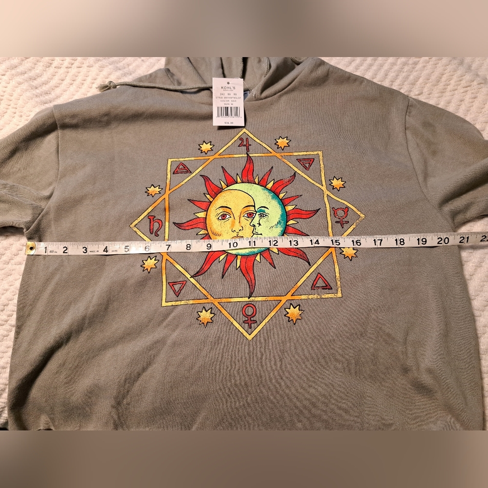 Mighty Fine Cropped Hoodie Size M - Picture 7 of 8